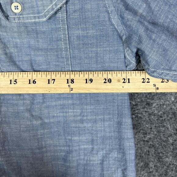 Pendleton Shirt Mens Large Blue Warren Short Sleeve Button Up Casual Cotton - Picture 5 of 7